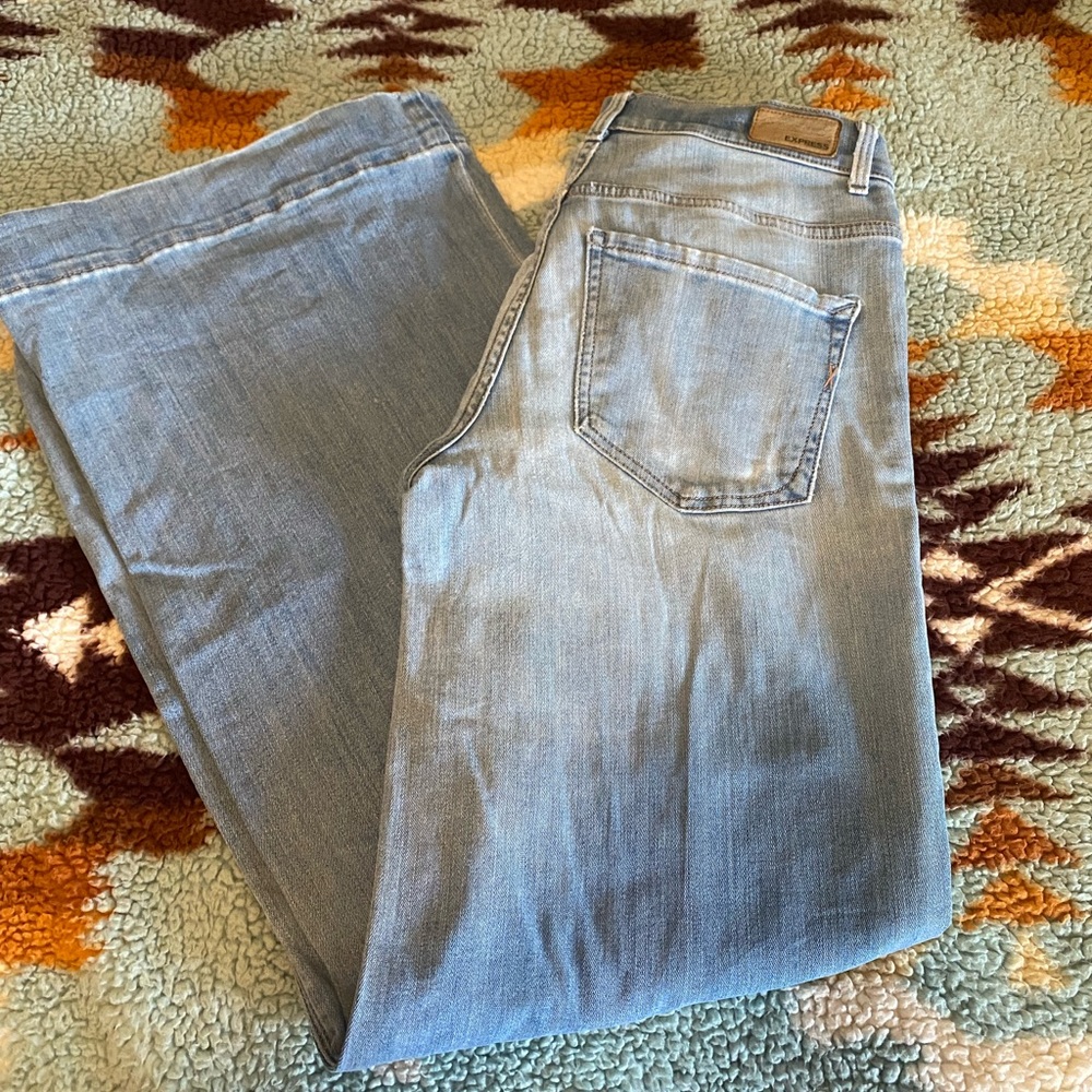 Light blue express bell bottoms